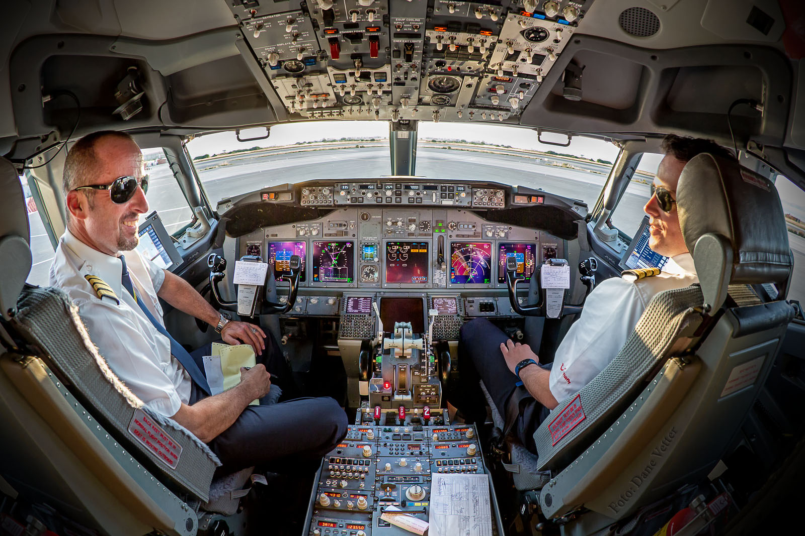 Blick ins Cockpit